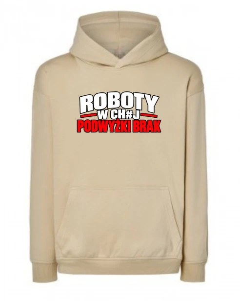 Bluza Oversize ROBOTY W CH#J PODWYŻKI BRAK