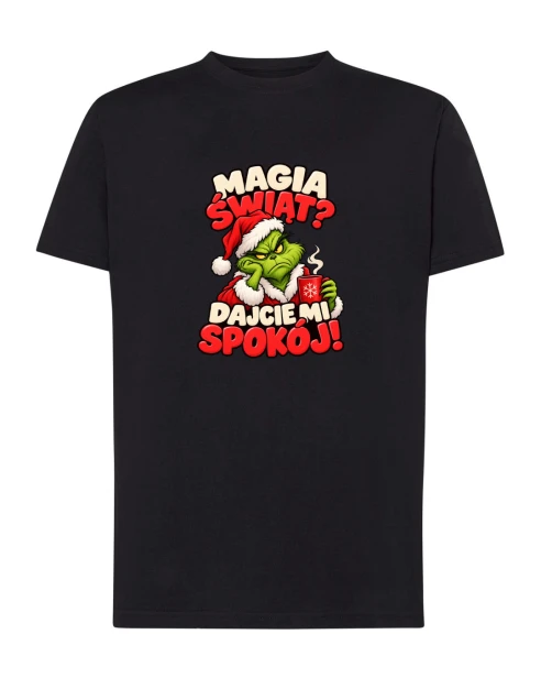 Koszulka bawełniana MAGIA ŚWIĄT, DAJCIE MI SPOKÓJ