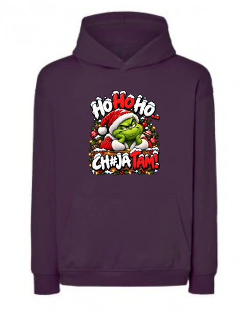 Bluza Oversize HO HO HO CH#JA TAM