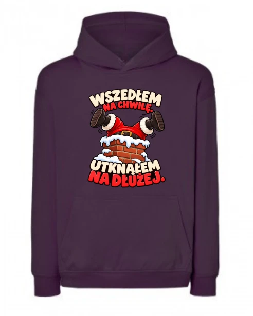 Bluza Oversize WSZEDŁEM NA CHWILE, UTKNĄŁEM NA DŁUŻEJ